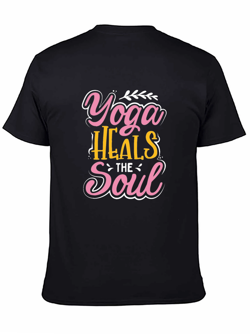 Yoga Heals the Soul Graphic T-Shirt