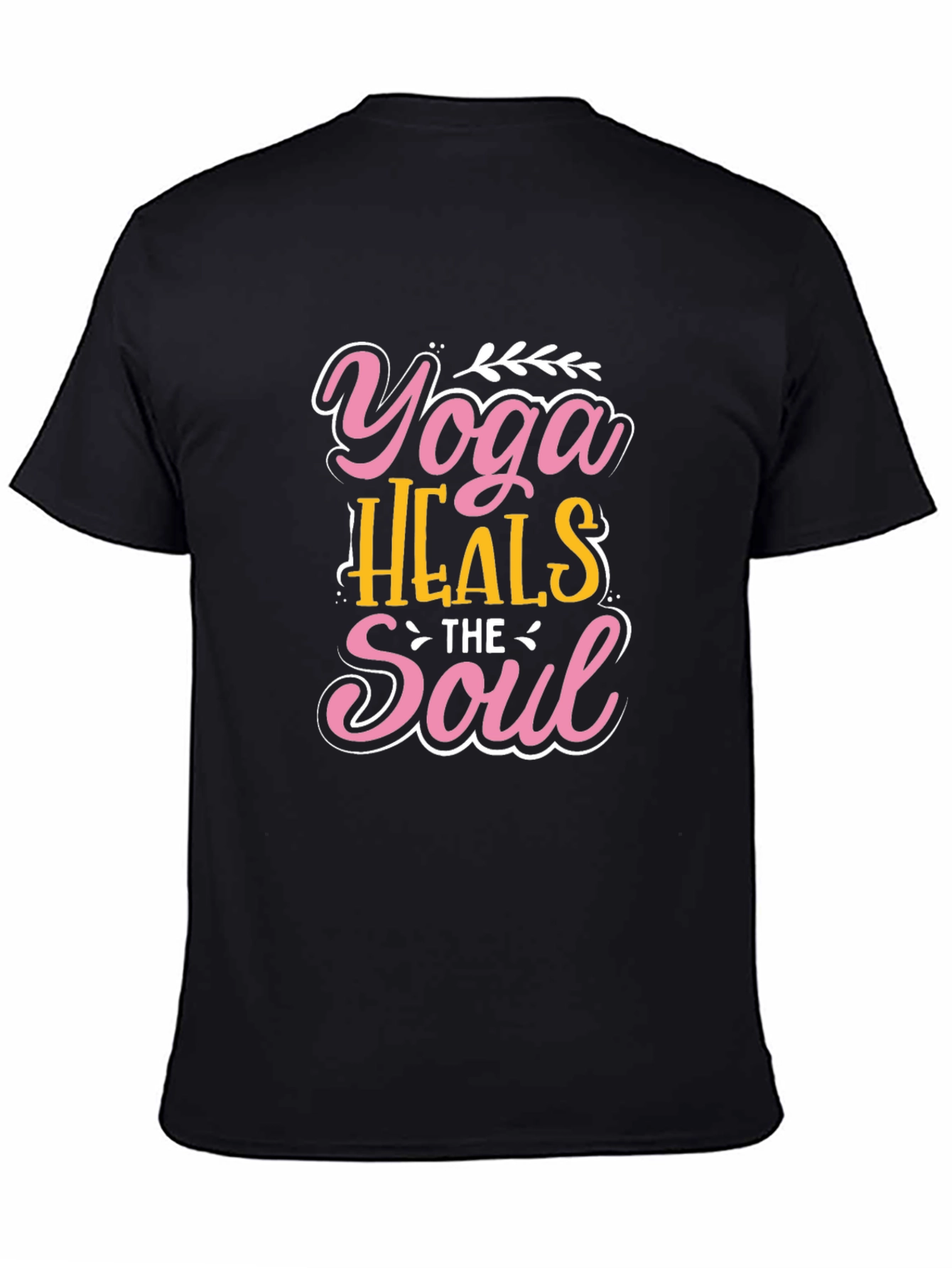Yoga Heals the Soul Graphic T-Shirt