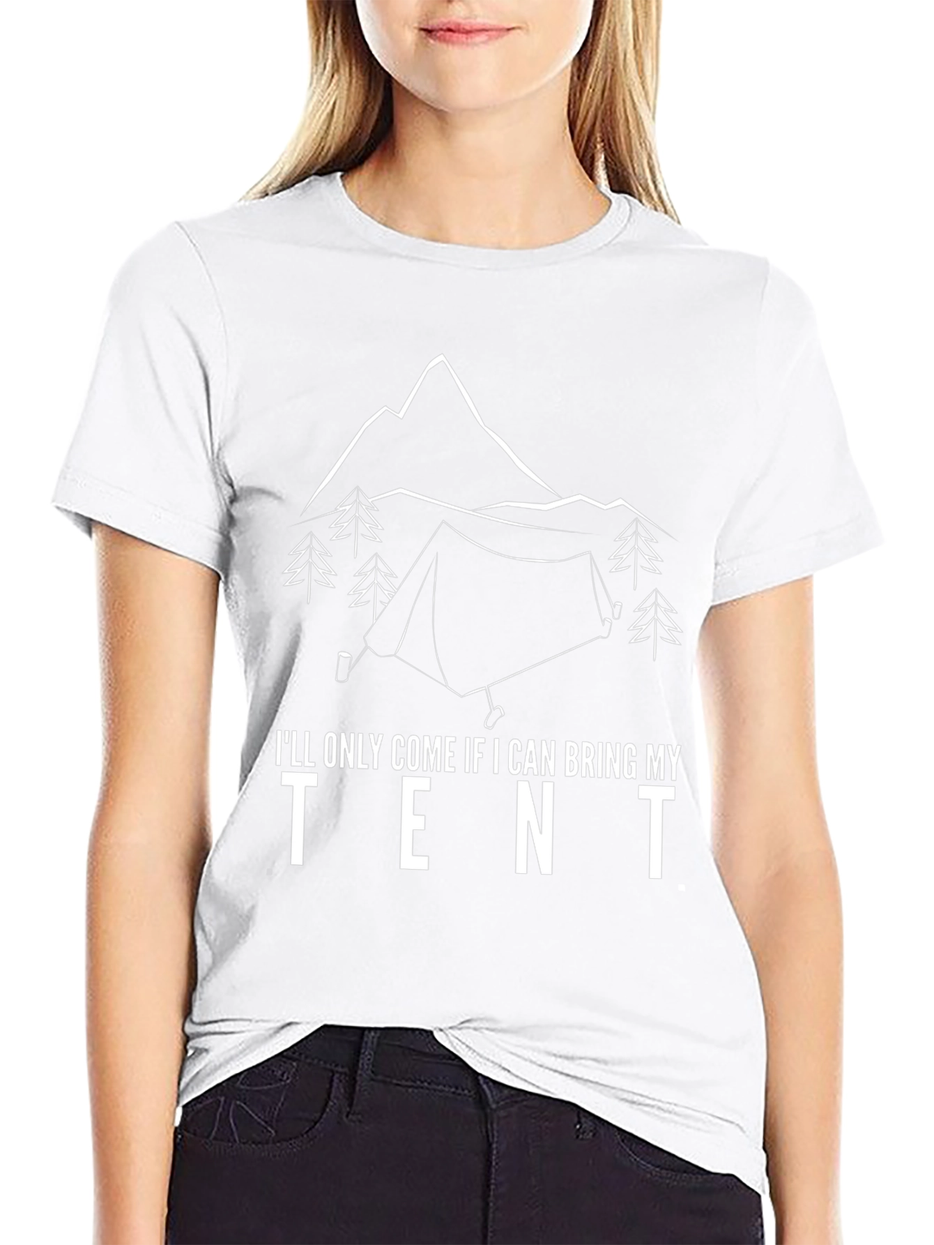 Camping Tent Graphic T-Shirt