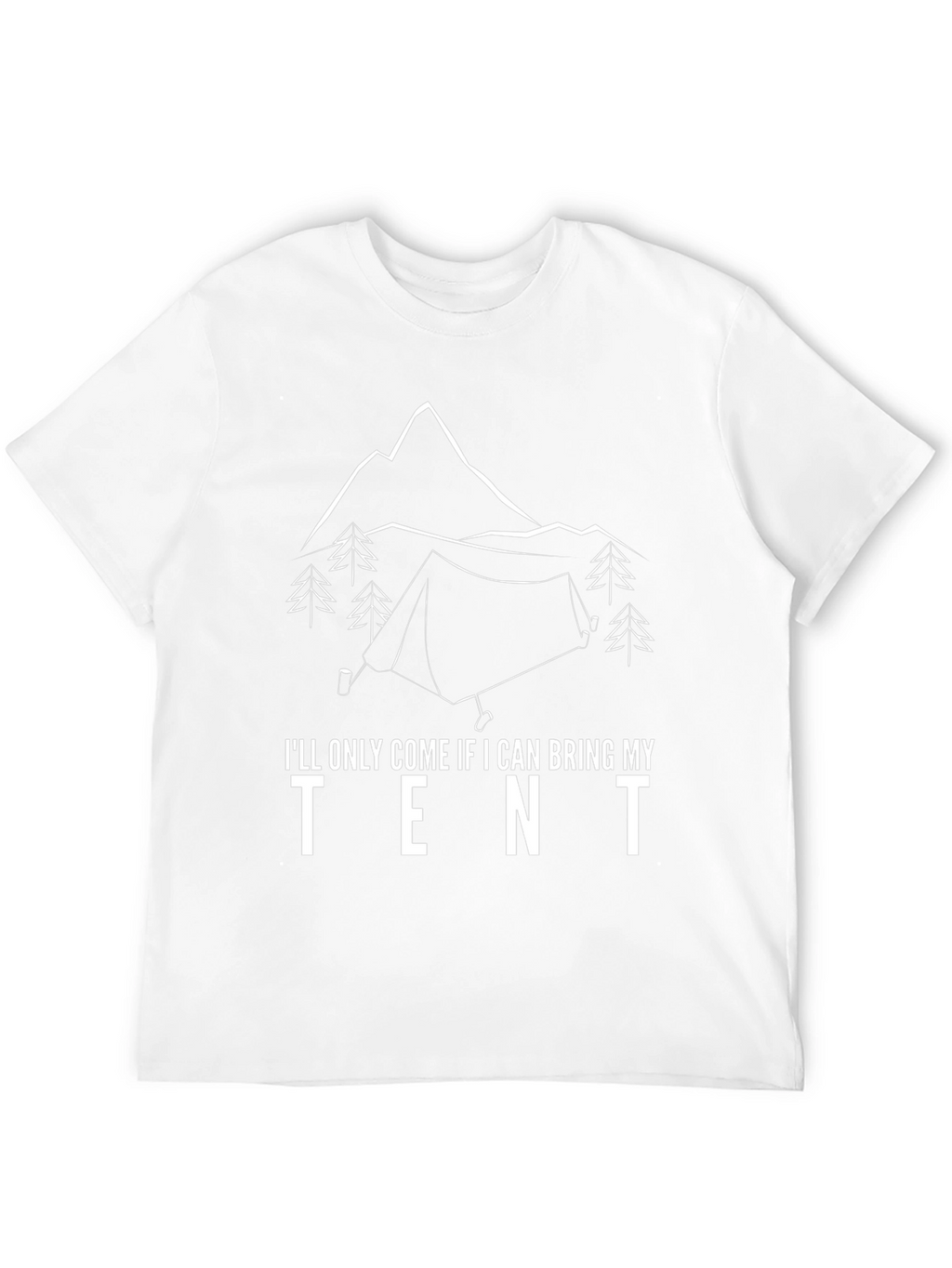 Camping Tent Graphic T-Shirt