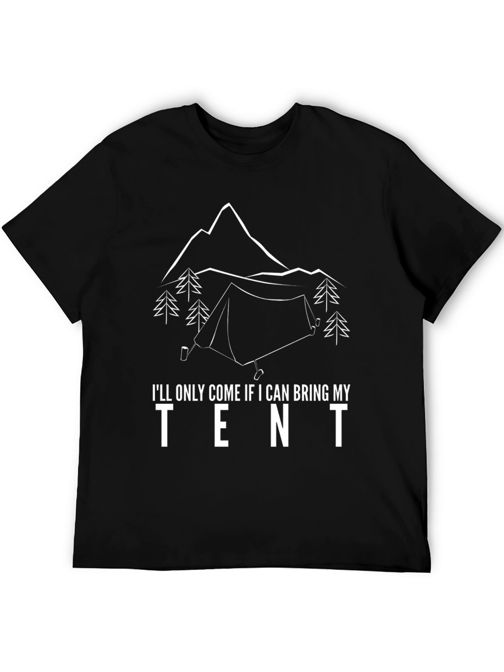 Camping Tent Graphic T-Shirt