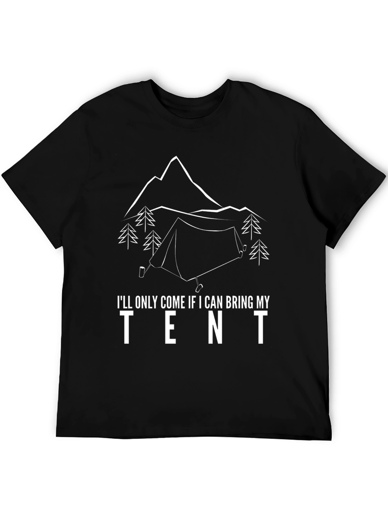 Camping Tent Graphic T-Shirt