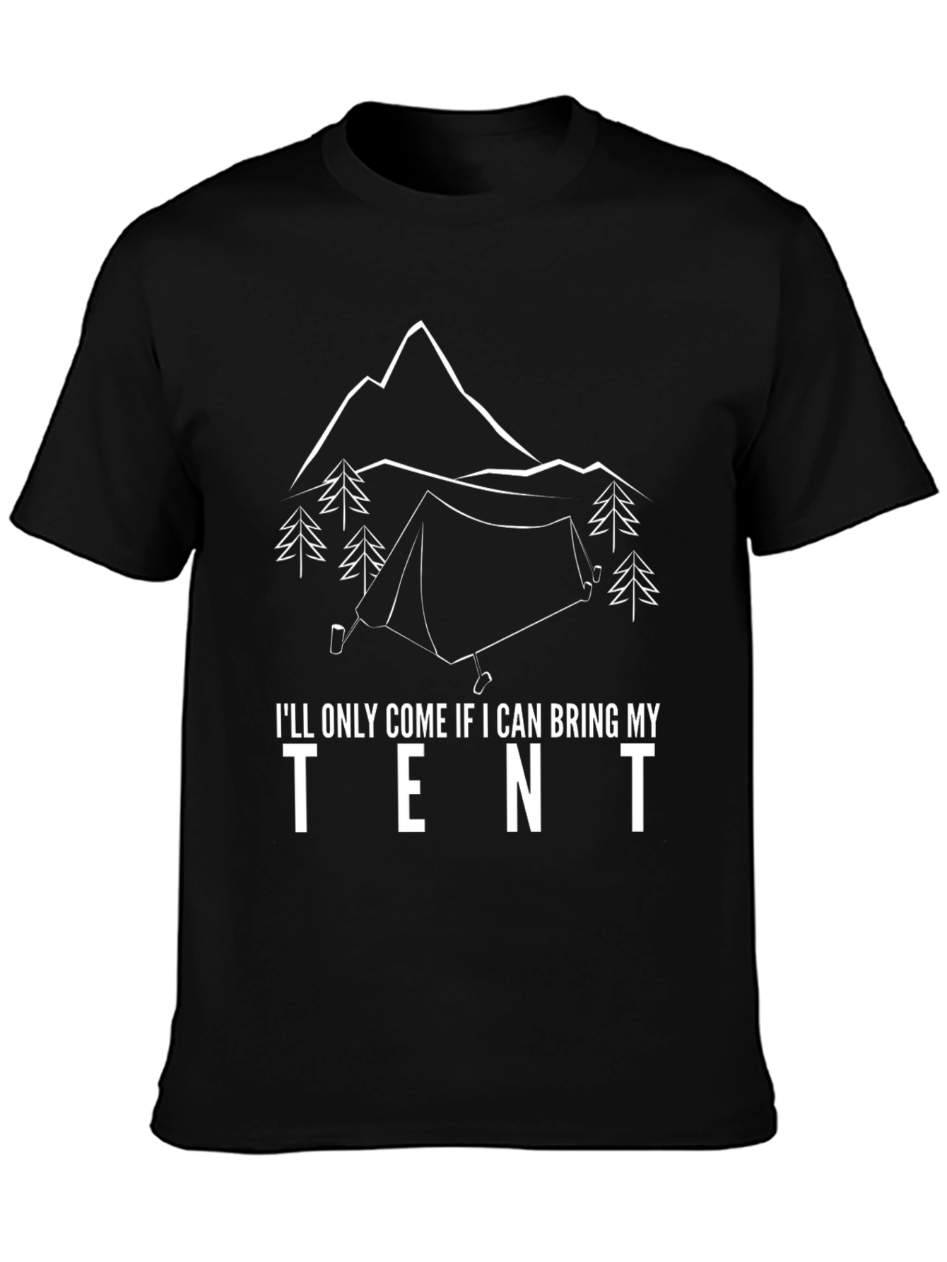 Camping Tent Graphic T-Shirt