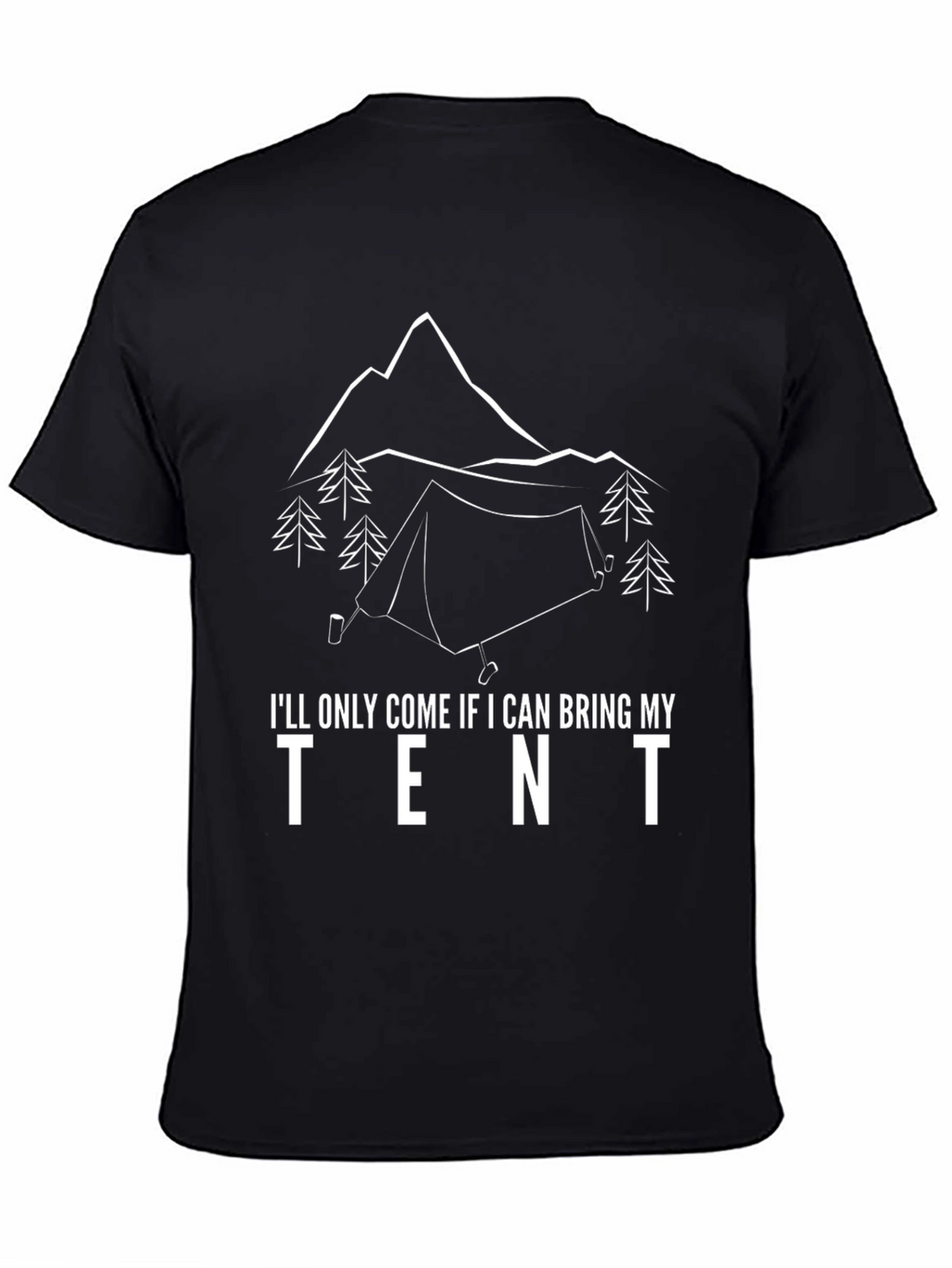 Camping Tent Graphic T-Shirt