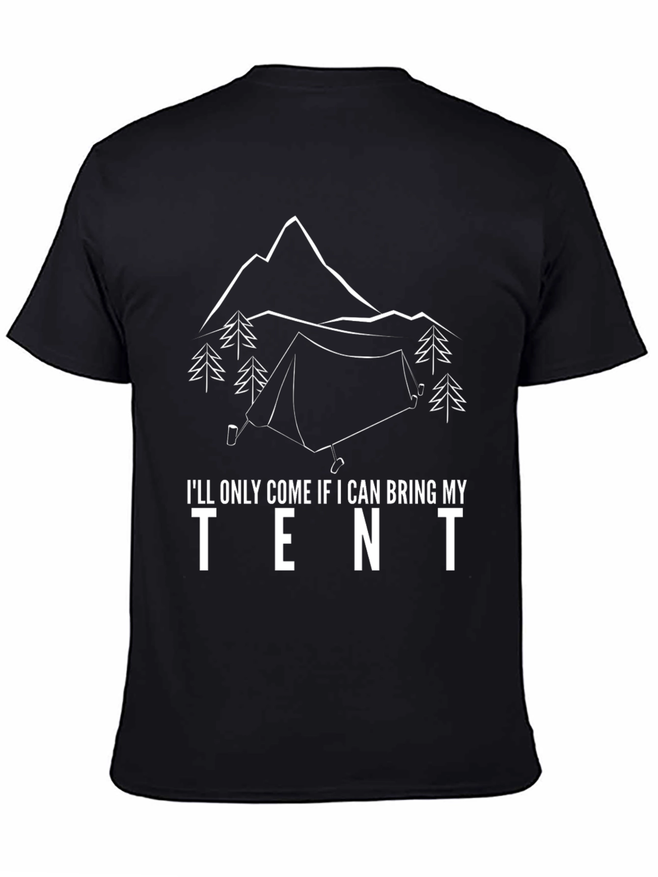 Camping Tent Graphic T-Shirt