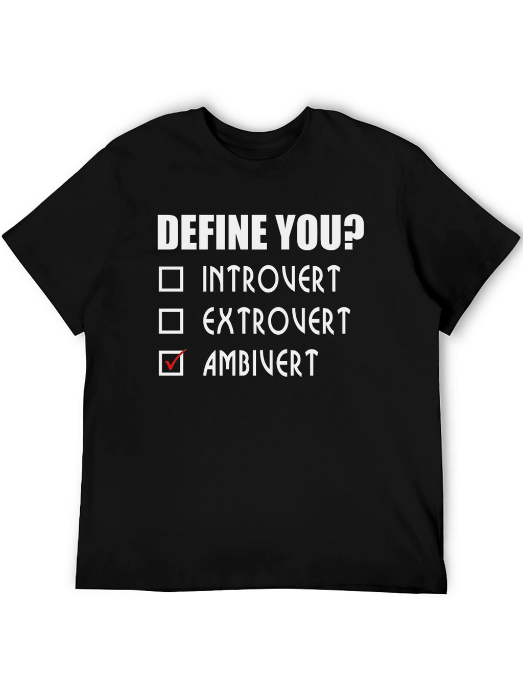 Ambivert Define You T-Shirt - Introvert Extrovert Personality