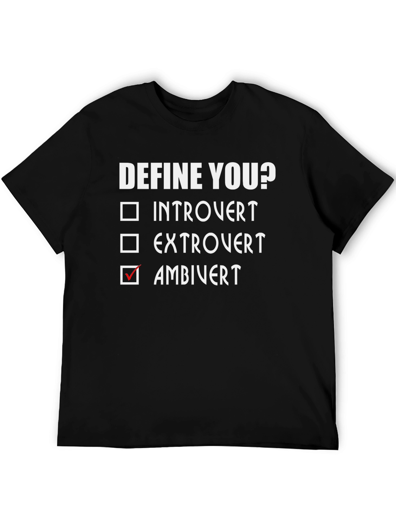 Ambivert Define You T-Shirt - Introvert Extrovert Personality