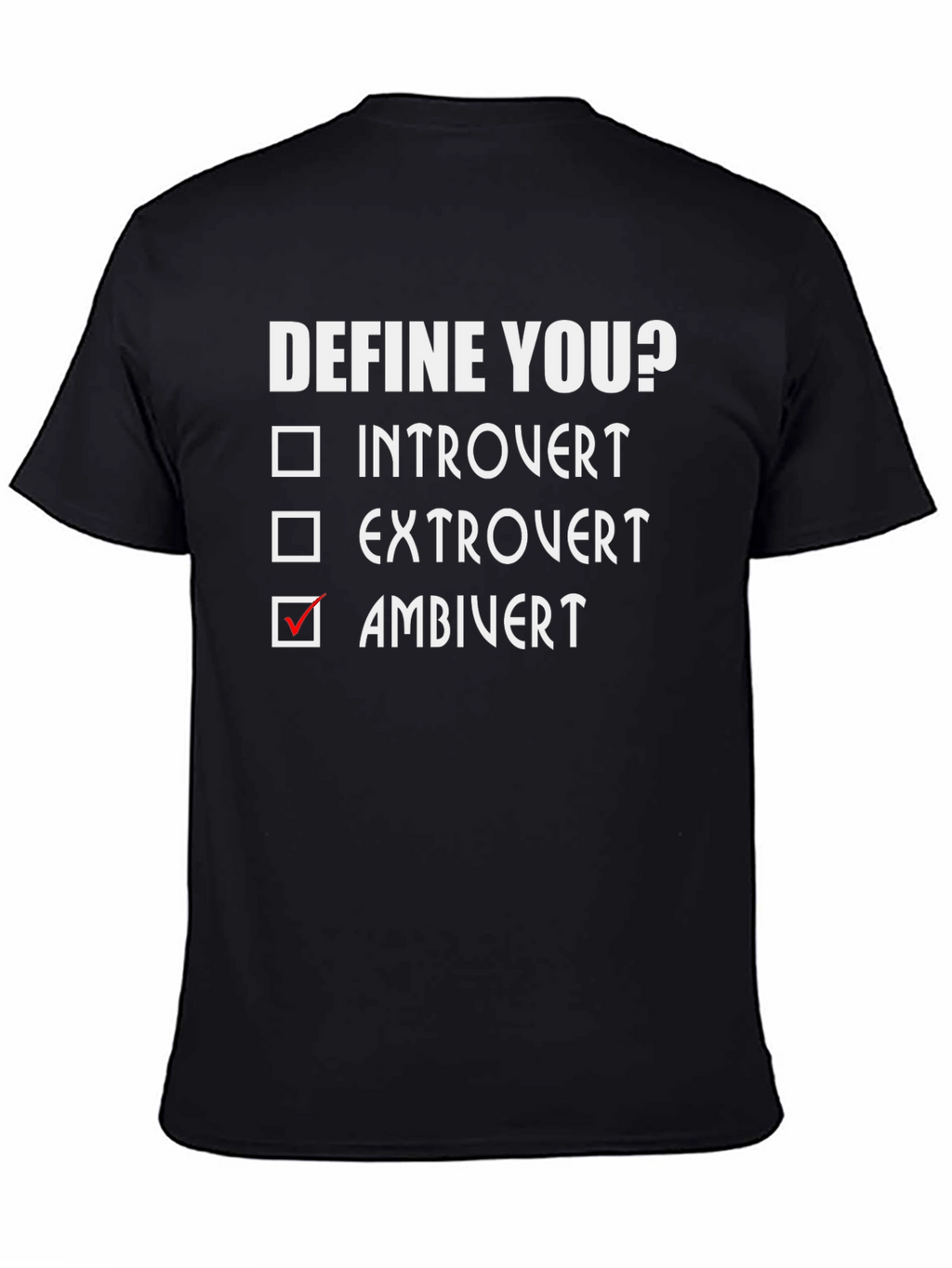Ambivert Define You T-Shirt - Introvert Extrovert Personality