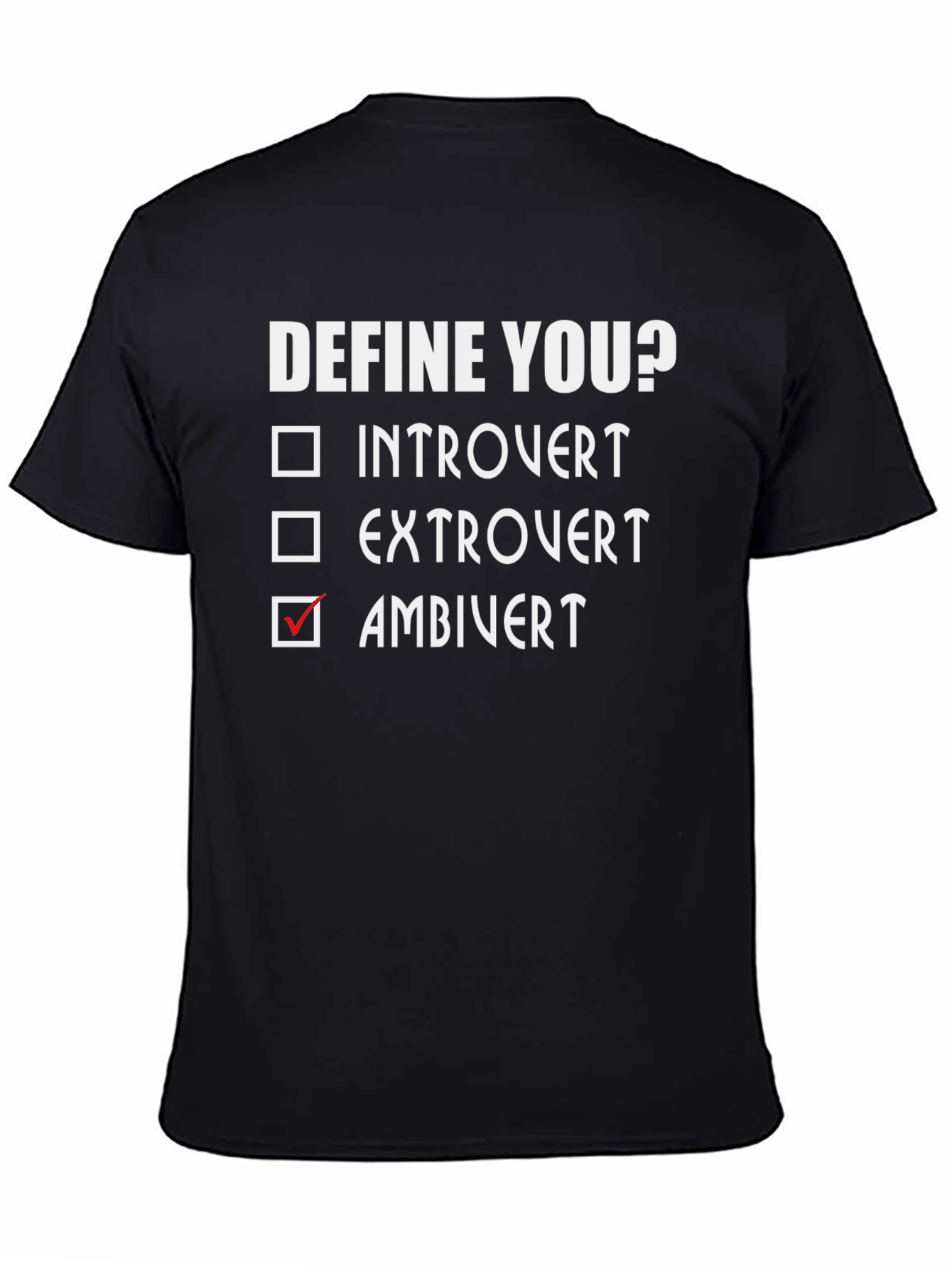 Ambivert Define You T-Shirt - Introvert Extrovert Personality