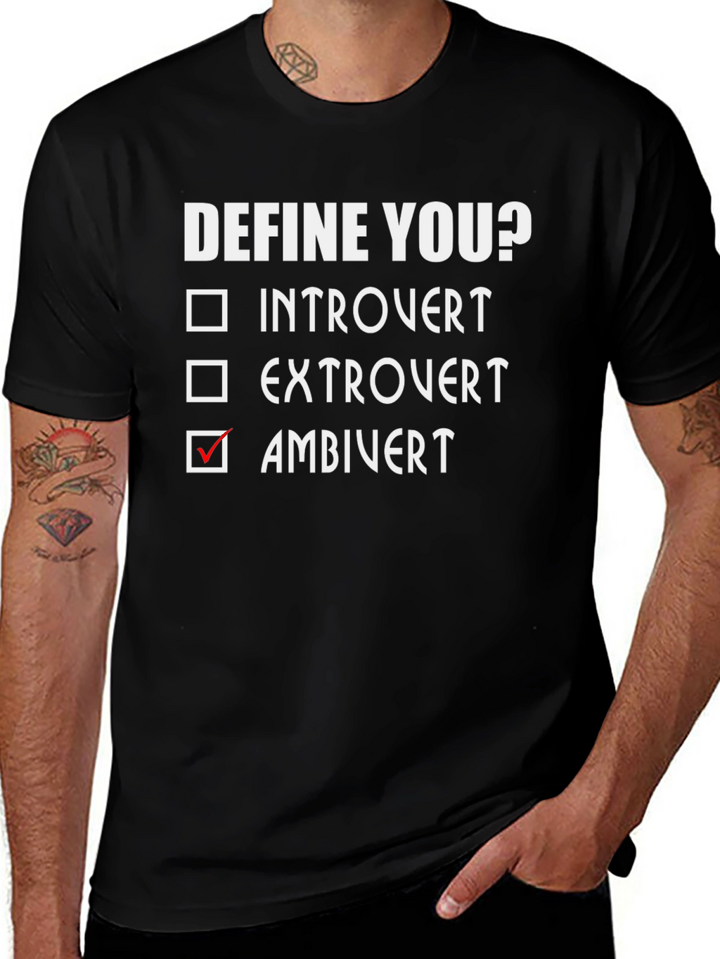 Ambivert Define You T-Shirt - Introvert Extrovert Personality