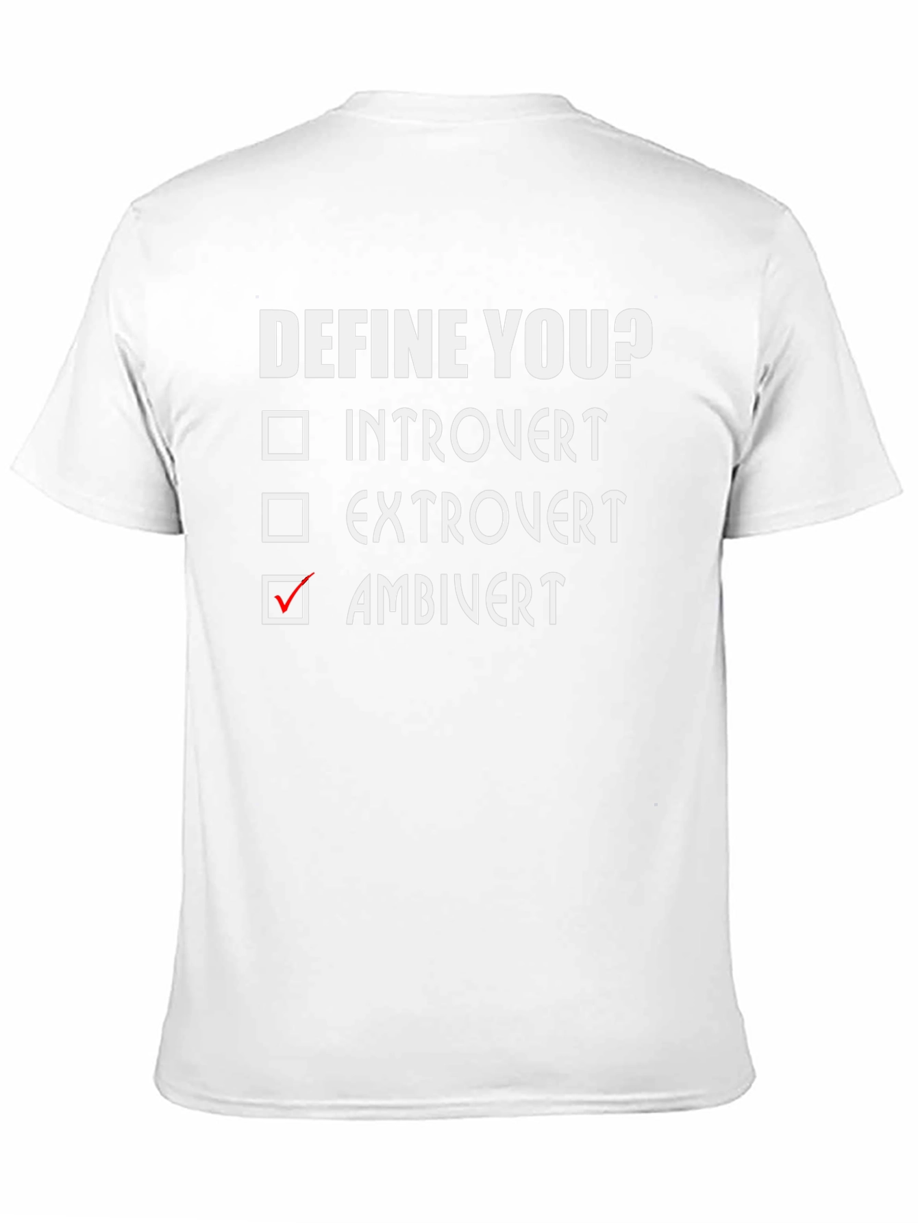 Ambivert Define You T-Shirt - Introvert Extrovert Personality