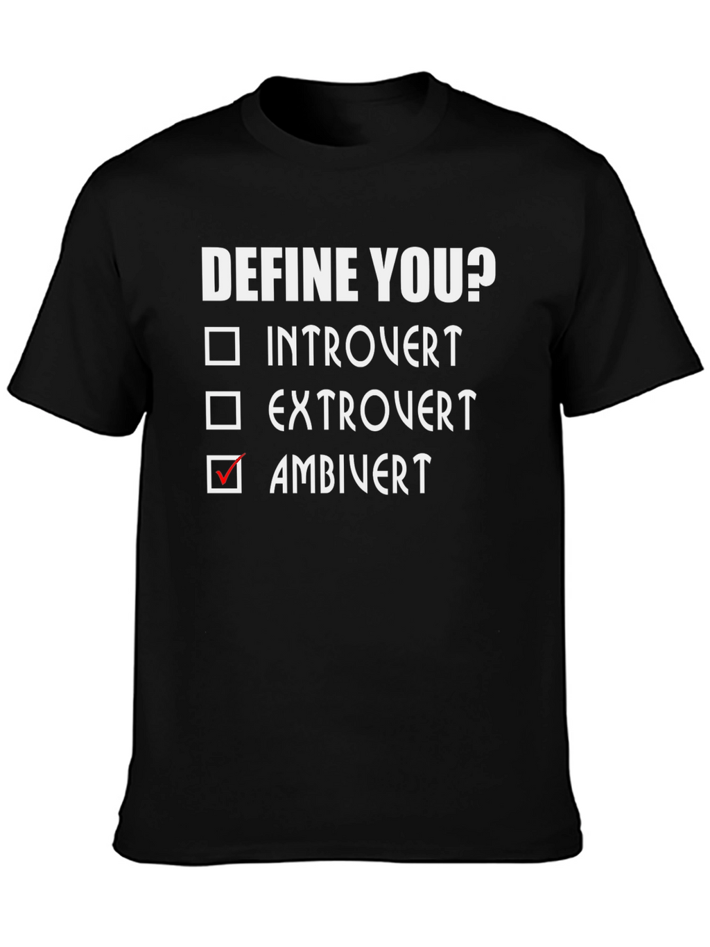 Ambivert Define You T-Shirt - Introvert Extrovert Personality