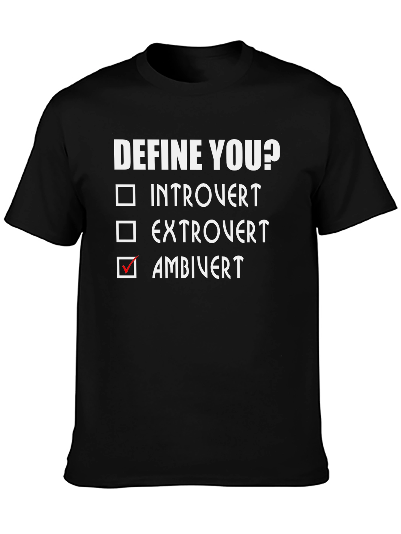 Ambivert Define You T-Shirt - Introvert Extrovert Personality