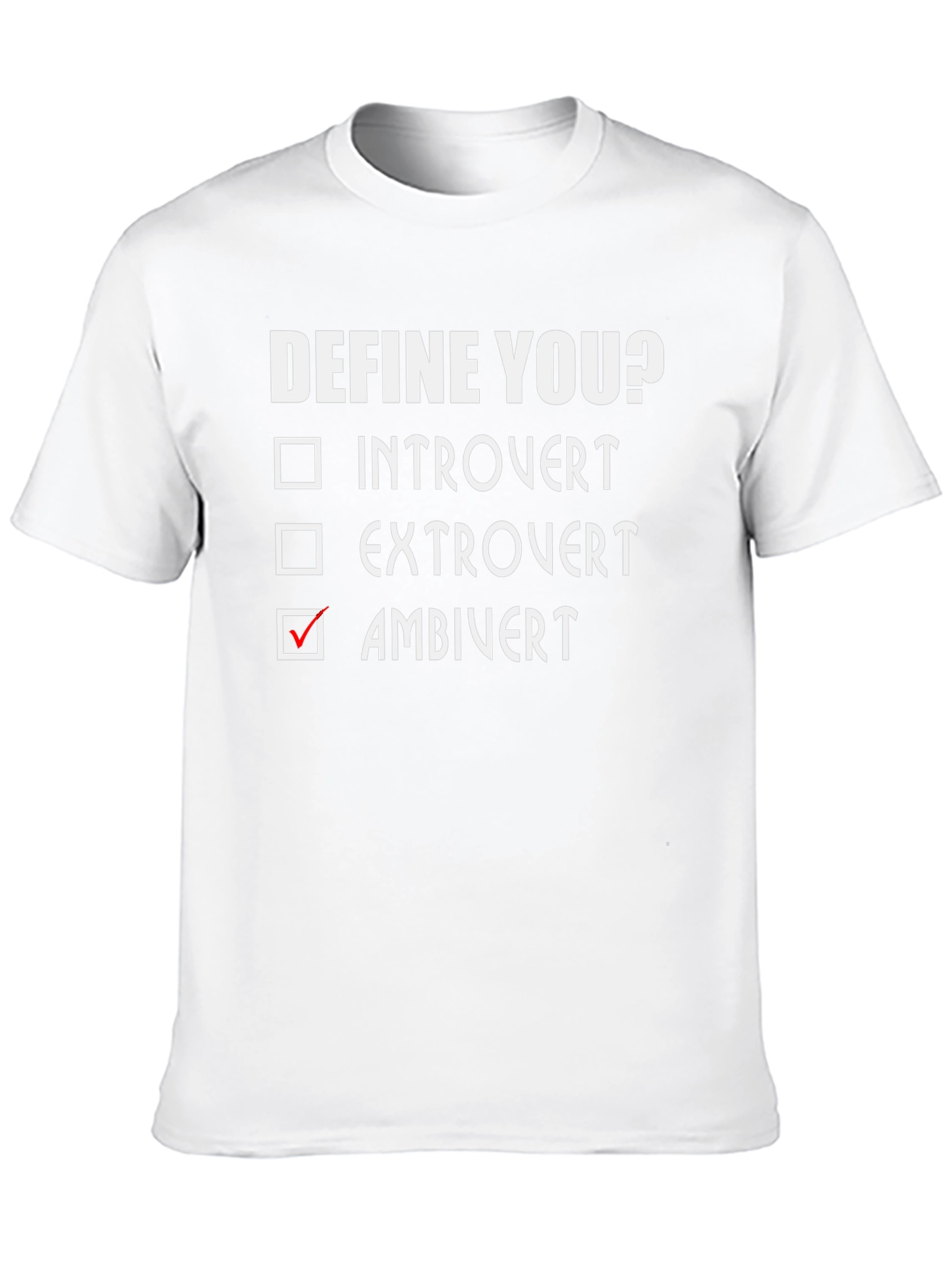 Ambivert Define You T-Shirt - Introvert Extrovert Personality