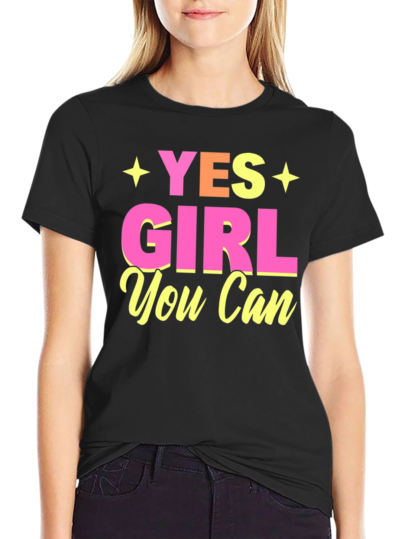 Yes Girl You Can Graphic T-Shirt