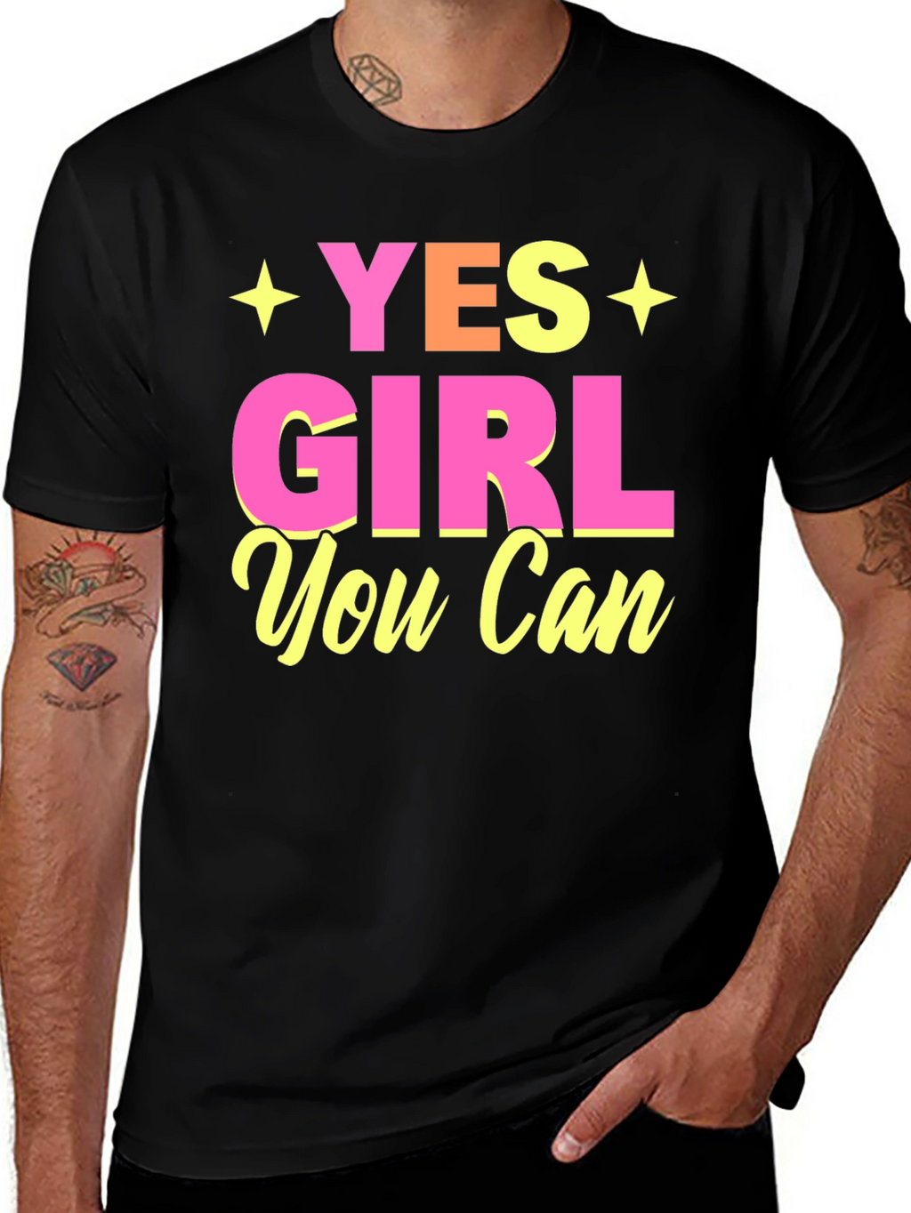 Yes Girl You Can Graphic T-Shirt