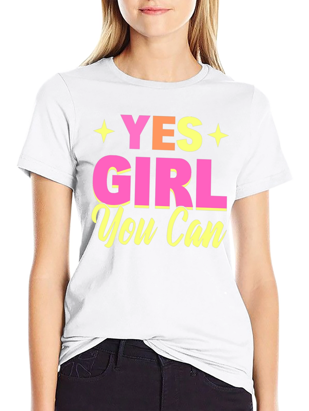 Yes Girl You Can Graphic T-Shirt