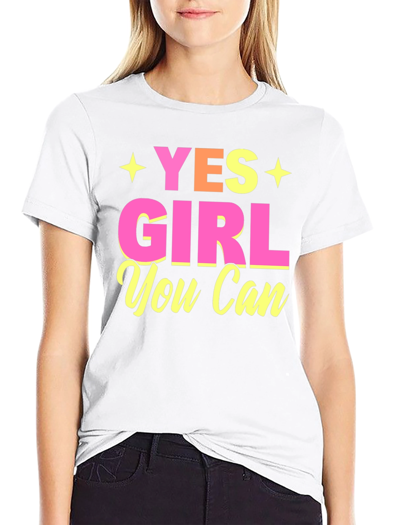 Yes Girl You Can Graphic T-Shirt