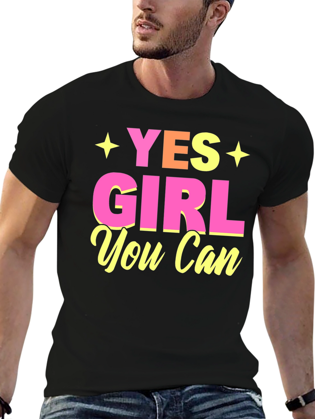Yes Girl You Can Graphic T-Shirt