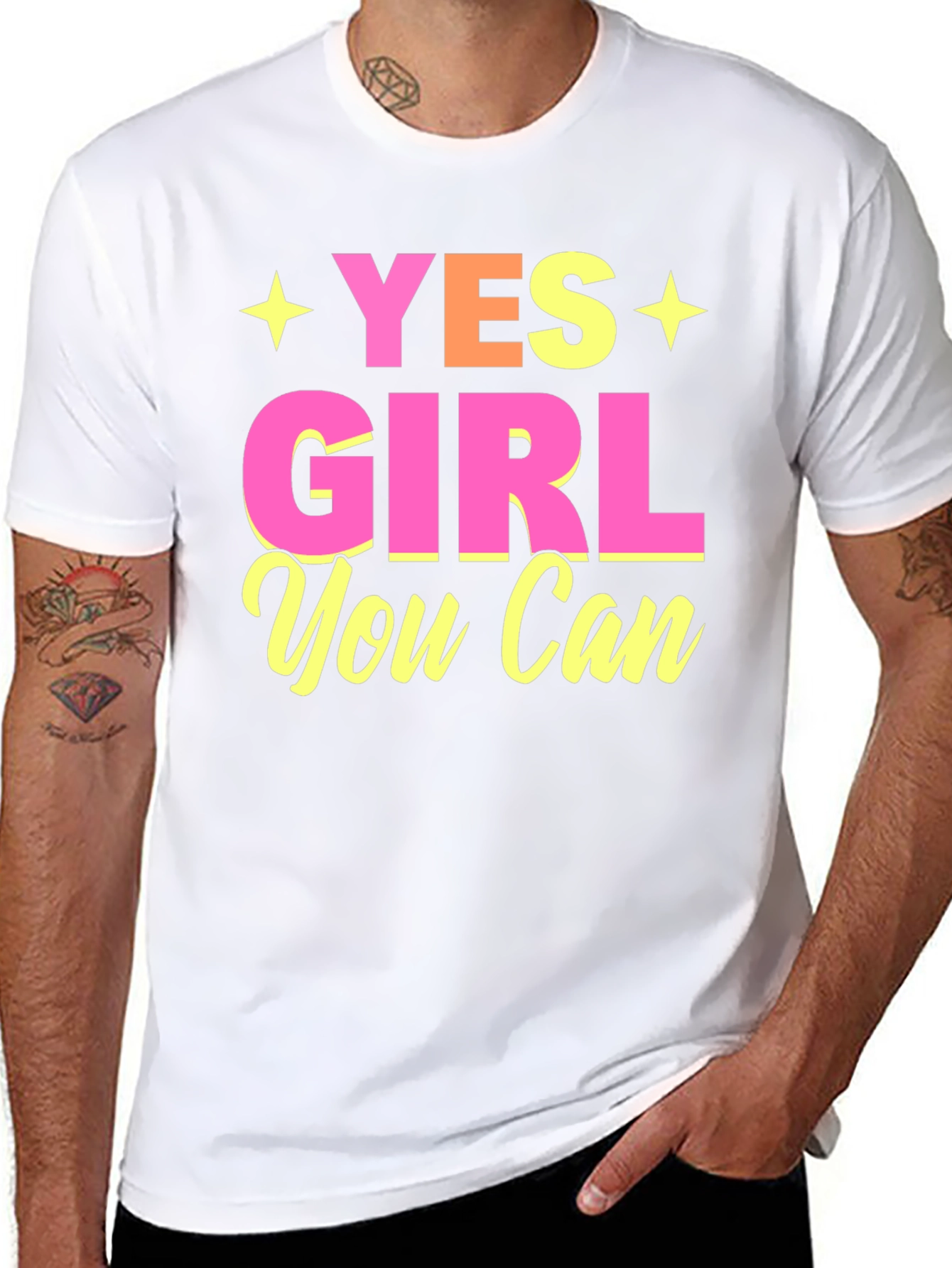 Yes Girl You Can Graphic T-Shirt