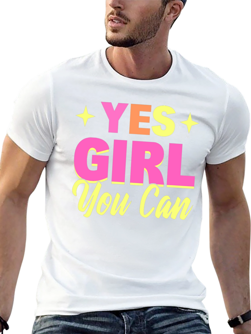 Yes Girl You Can Graphic T-Shirt