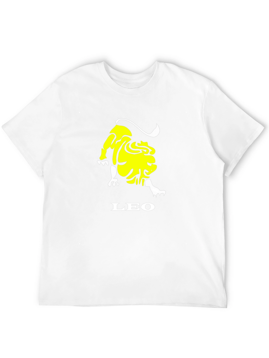 Black Leo Zodiac Graphic T-Shirt