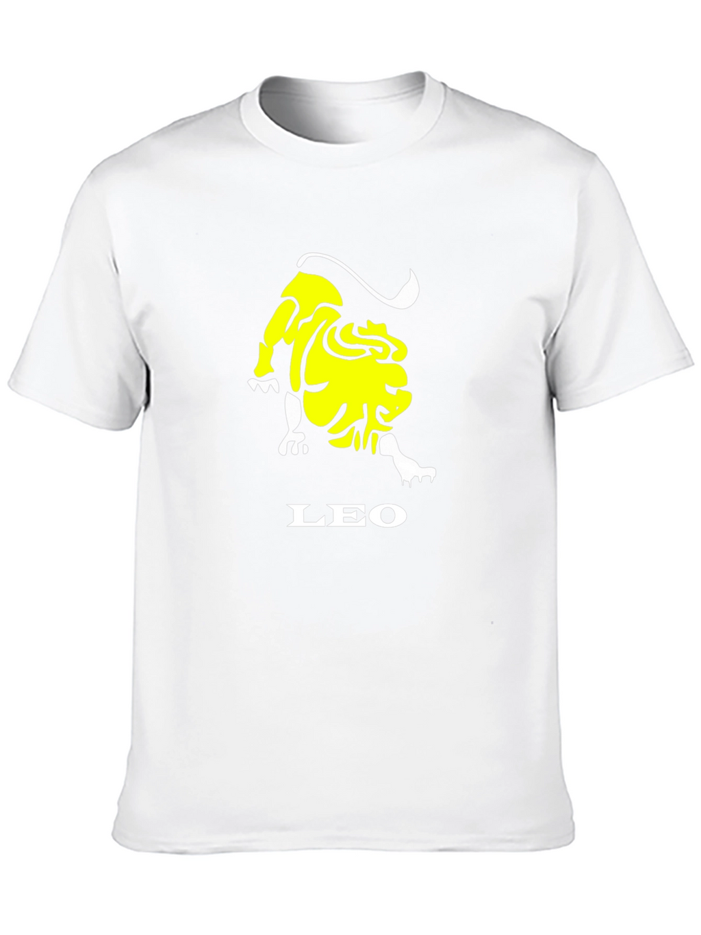 Black Leo Zodiac Graphic T-Shirt