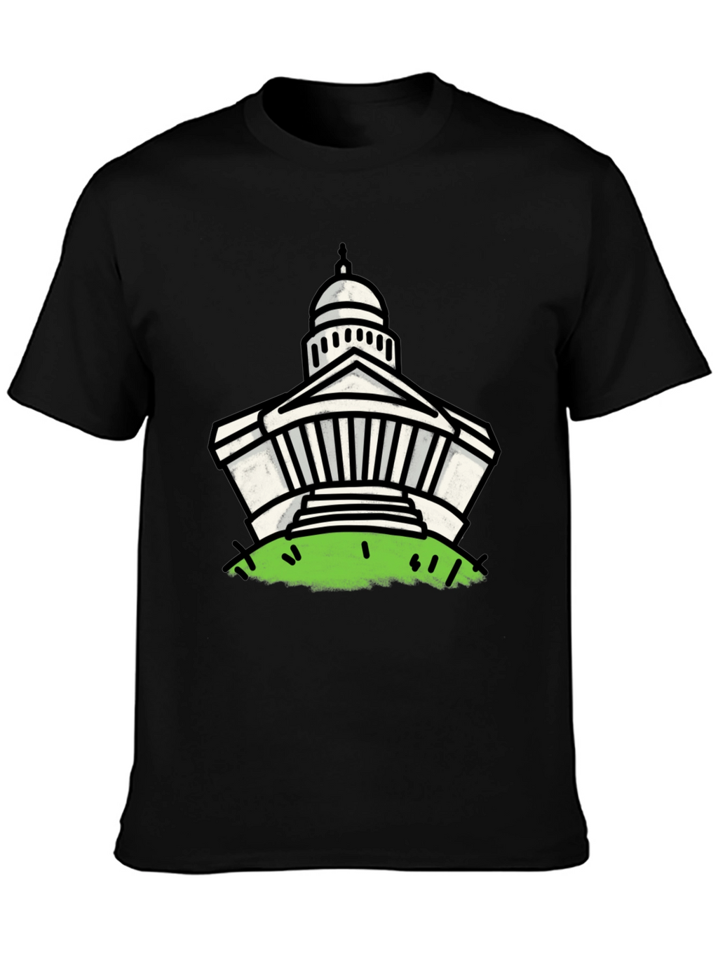 Capitol Building Graphic Print Tee