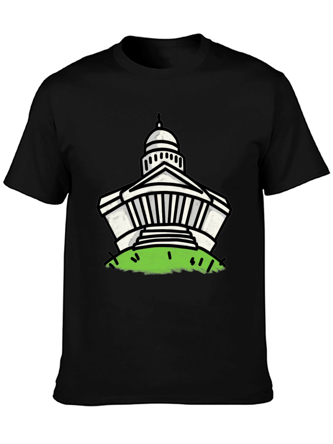 Capitol Building Graphic Print Tee