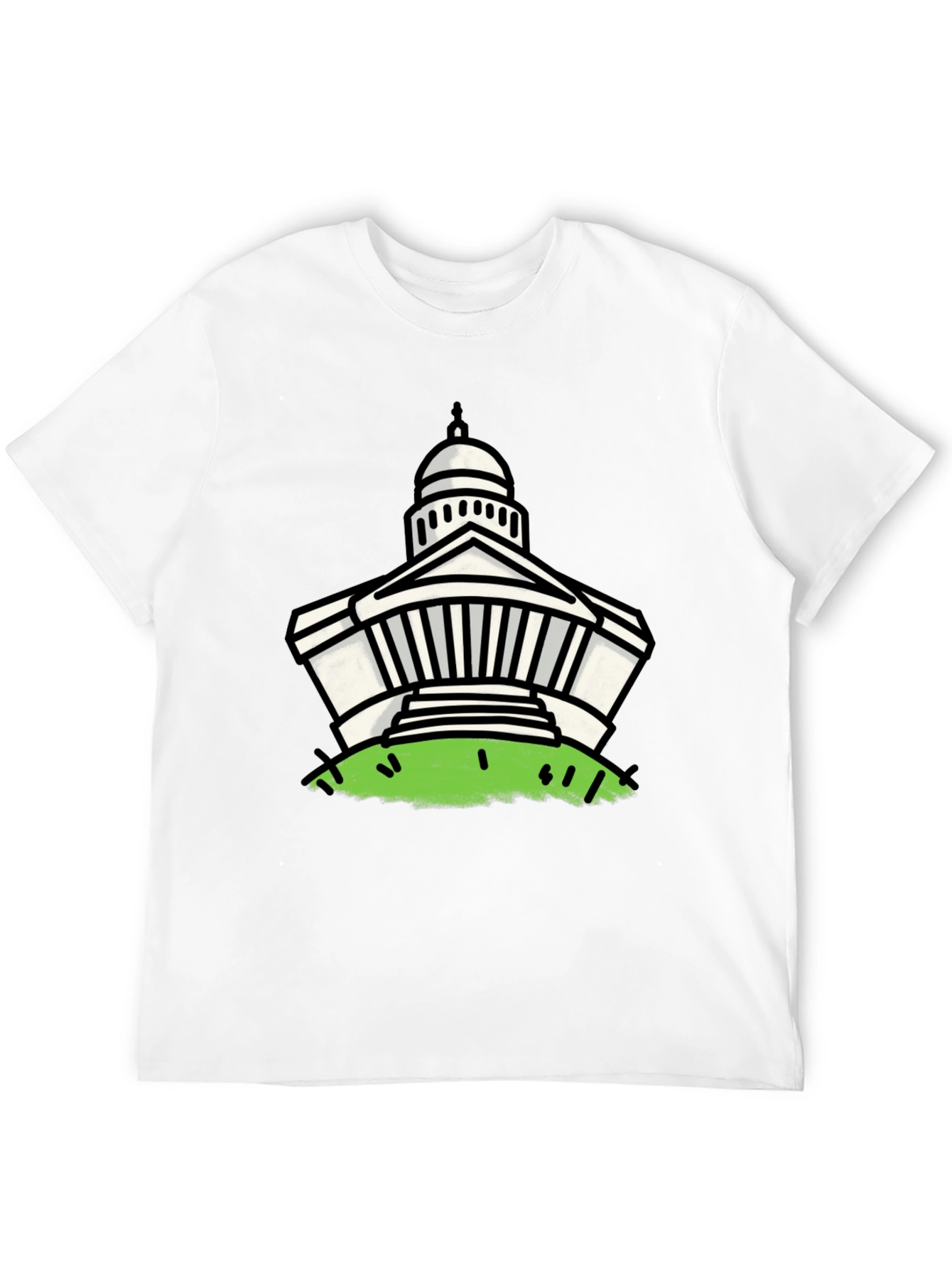 Capitol Building Graphic Print Tee