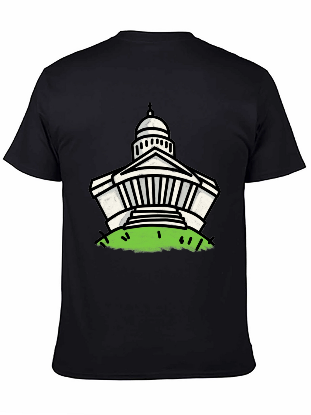 Capitol Building Graphic Print Tee