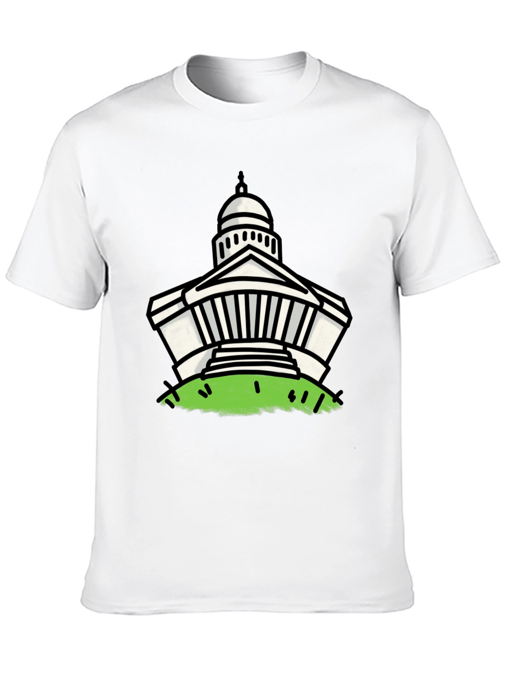 Capitol Building Graphic Print Tee