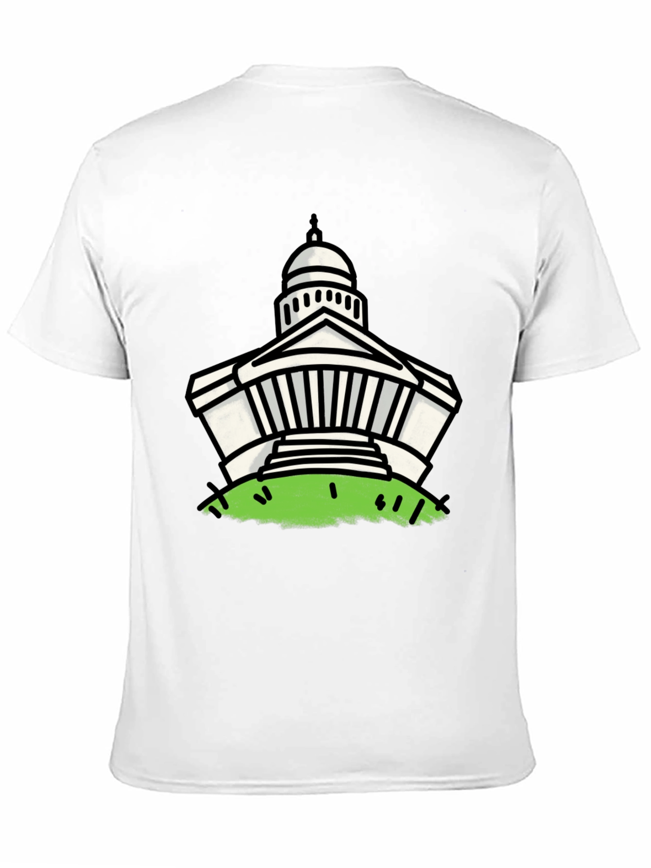 Capitol Building Graphic Print Tee