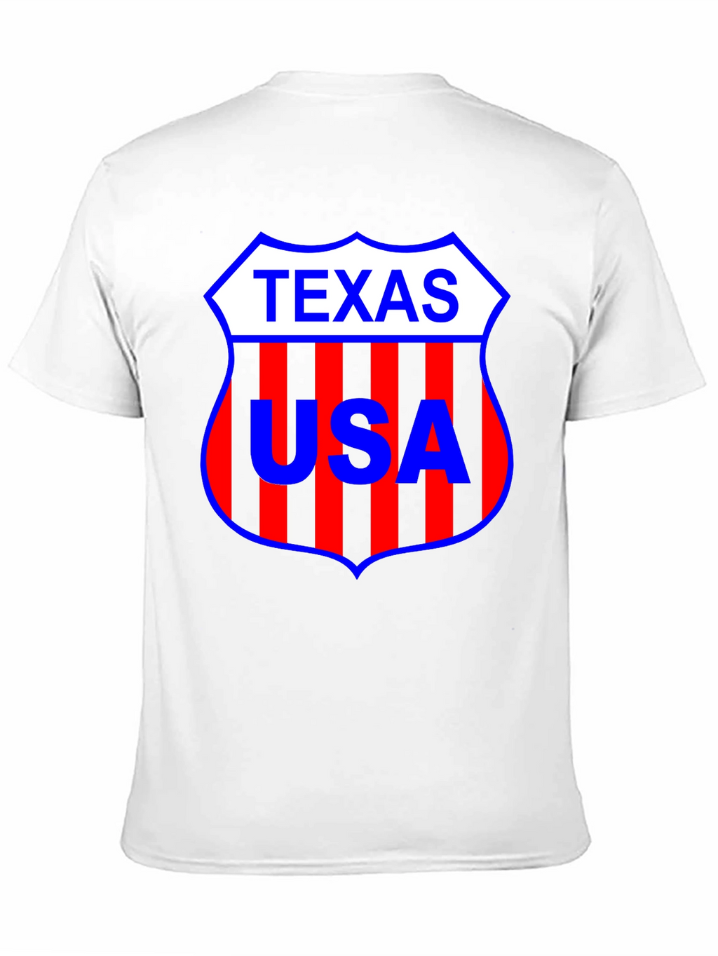 Texas USA Shield Black T-Shirt