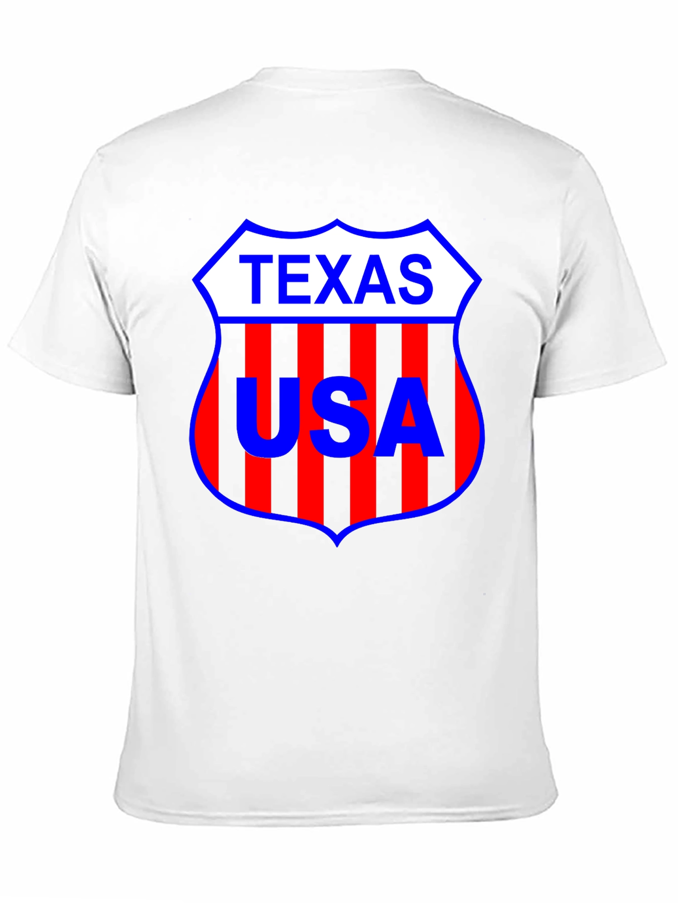 Texas USA Shield Black T-Shirt