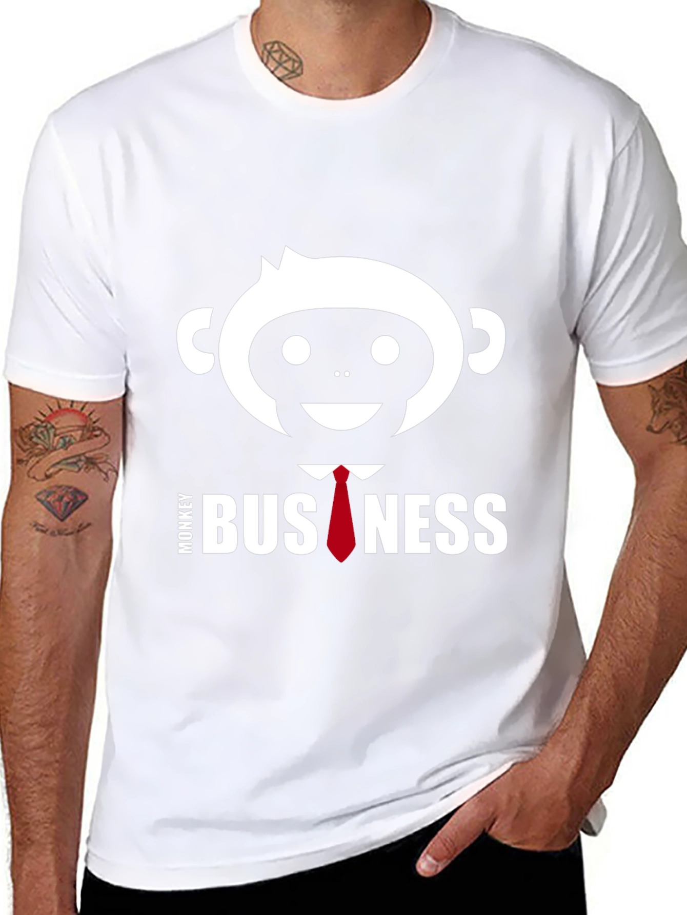 Monkey Business T-Shirt - Funny Novelty Tee