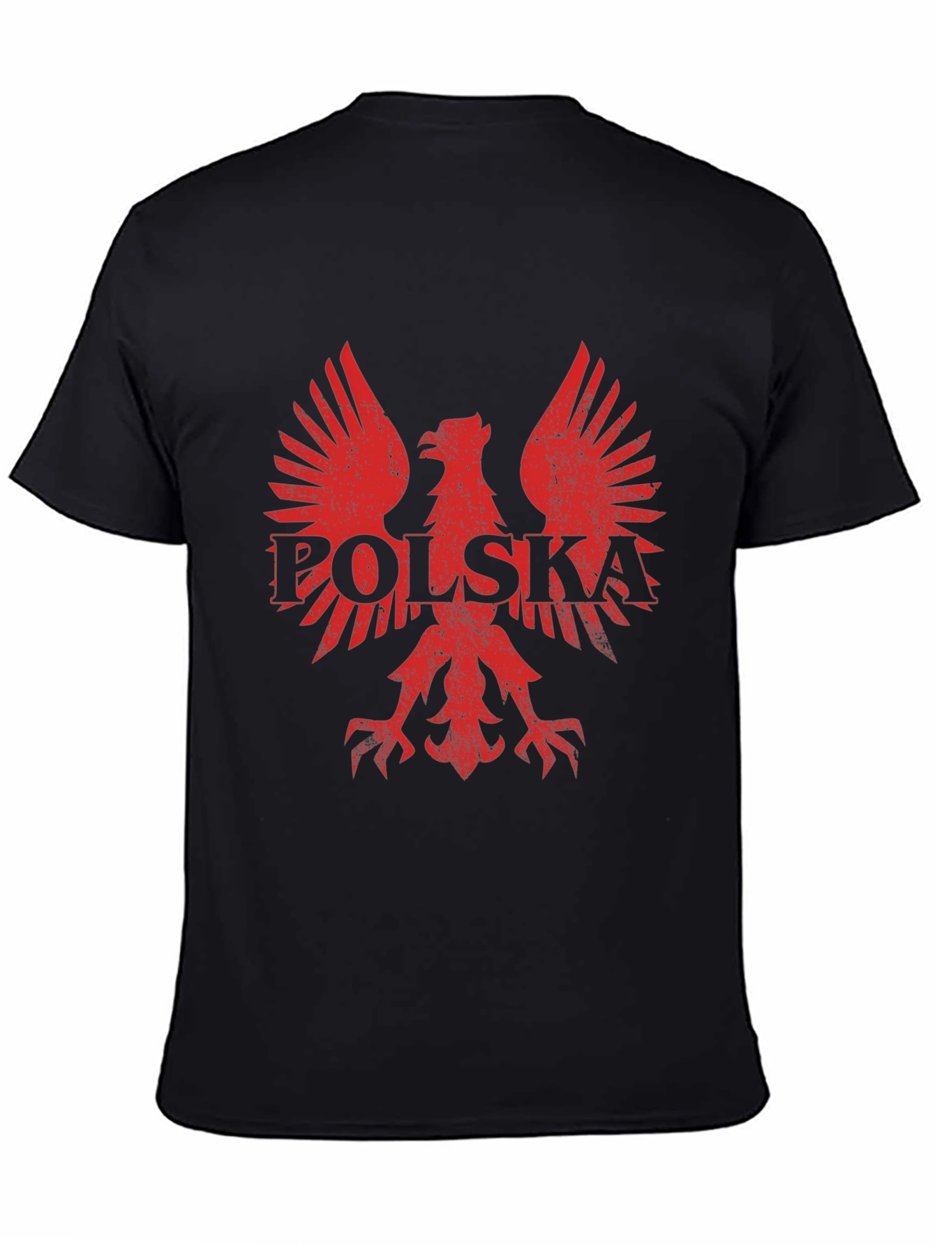 Retro Polska Eagle Graphic T-Shirt
