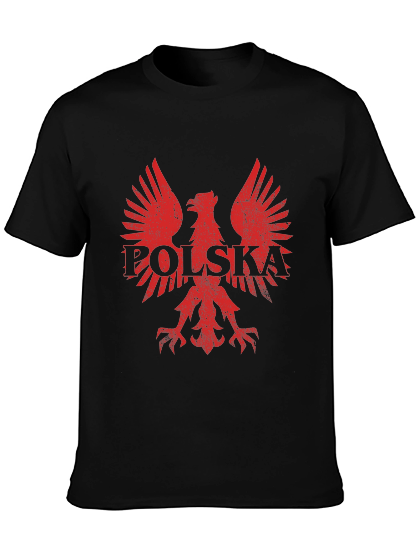 Retro Polska Eagle Graphic T-Shirt