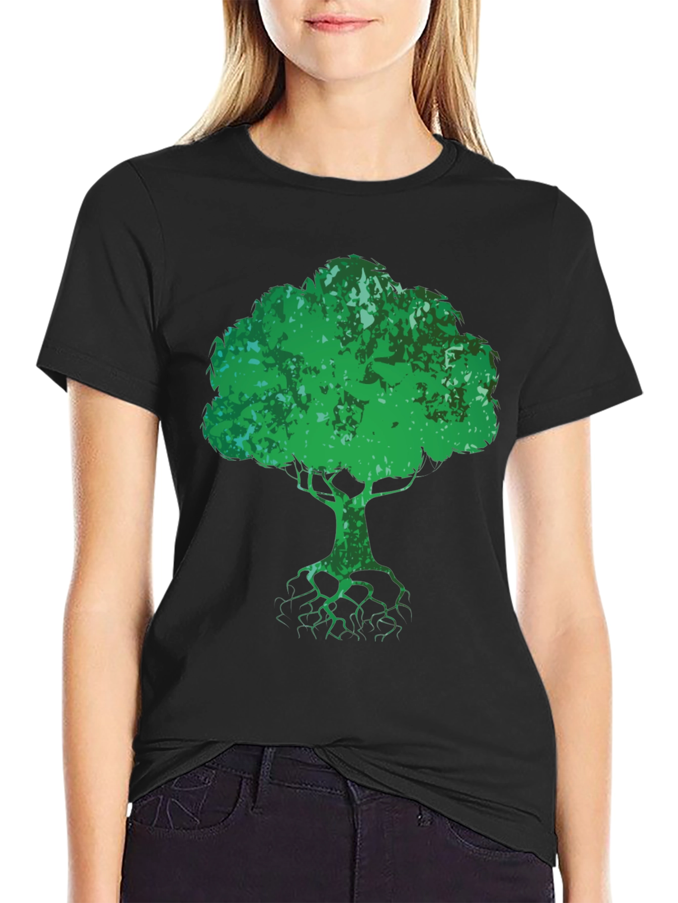 Tree of Life Graphic Black T-Shirt