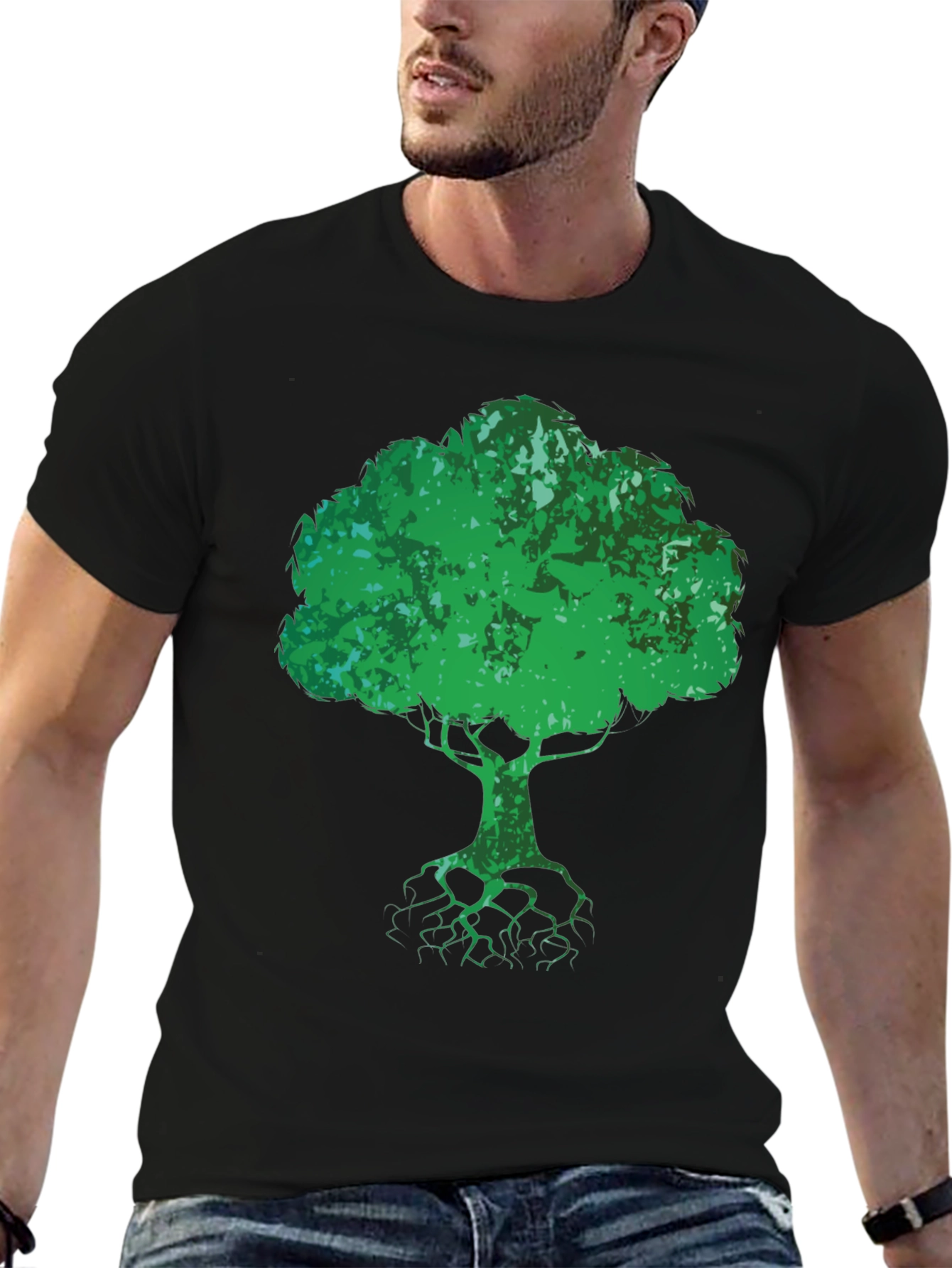 Tree of Life Graphic Black T-Shirt