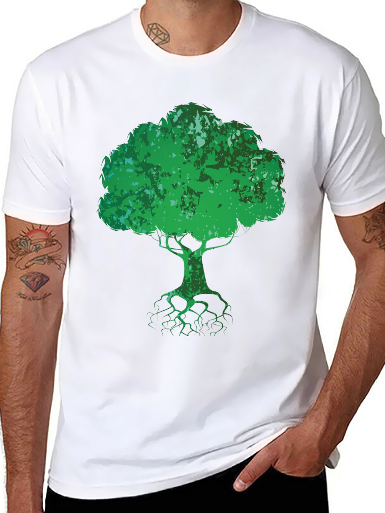 Tree of Life Graphic Black T-Shirt