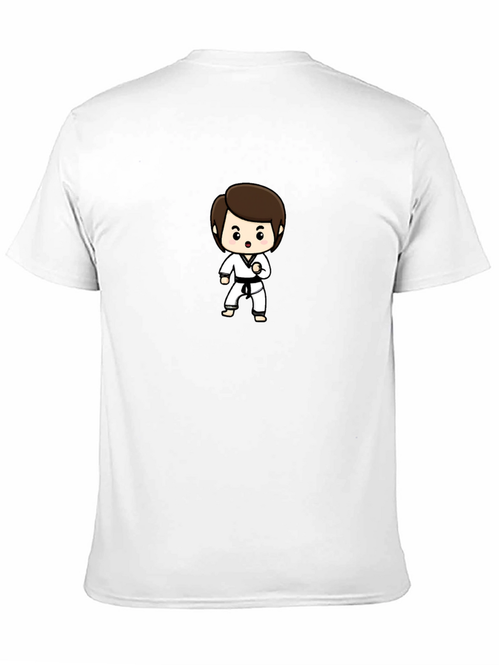 Karate Kid Cartoon T-Shirt - Black