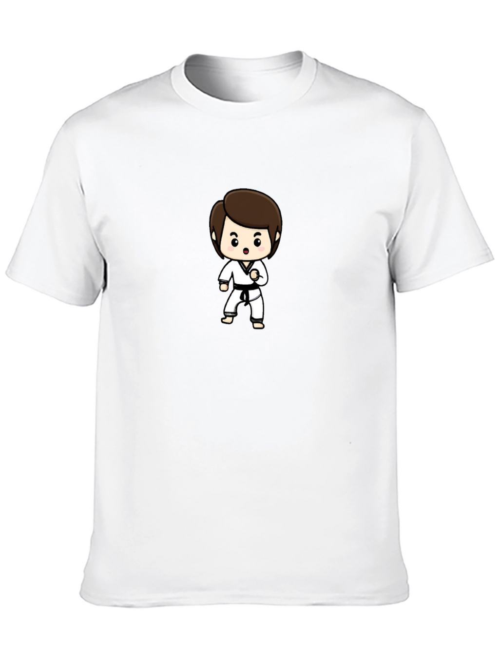 Karate Kid Cartoon T-Shirt - Black