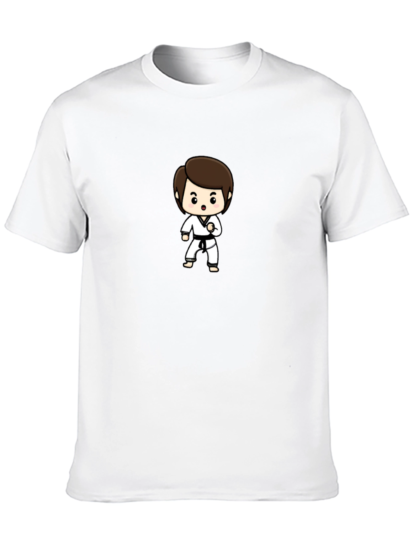Karate Kid Cartoon T-Shirt - Black