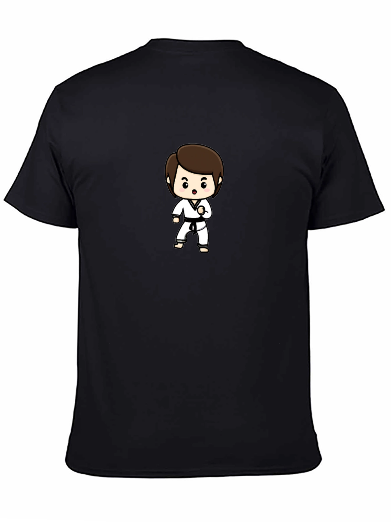 Karate Kid Cartoon T-Shirt - Black