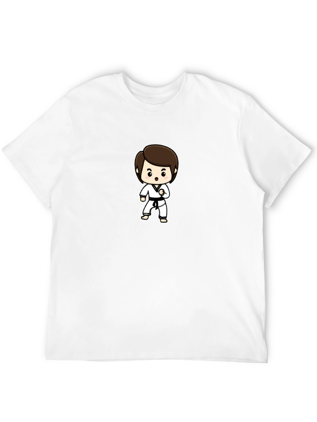Karate Kid Cartoon T-Shirt - Black