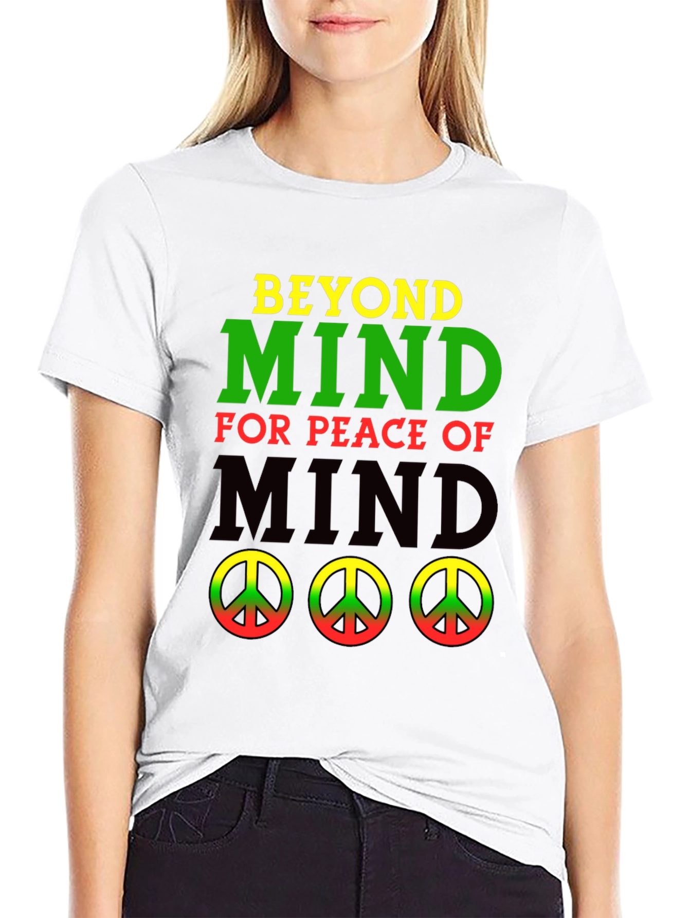 Beyond Mind Peace Graphic Tee - Black