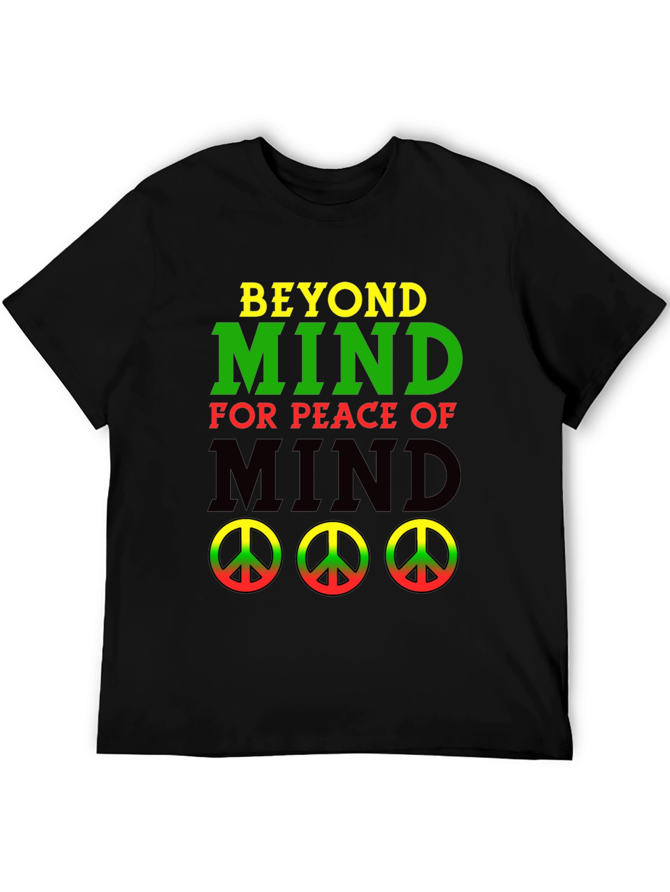 Beyond Mind Peace Graphic Tee - Black