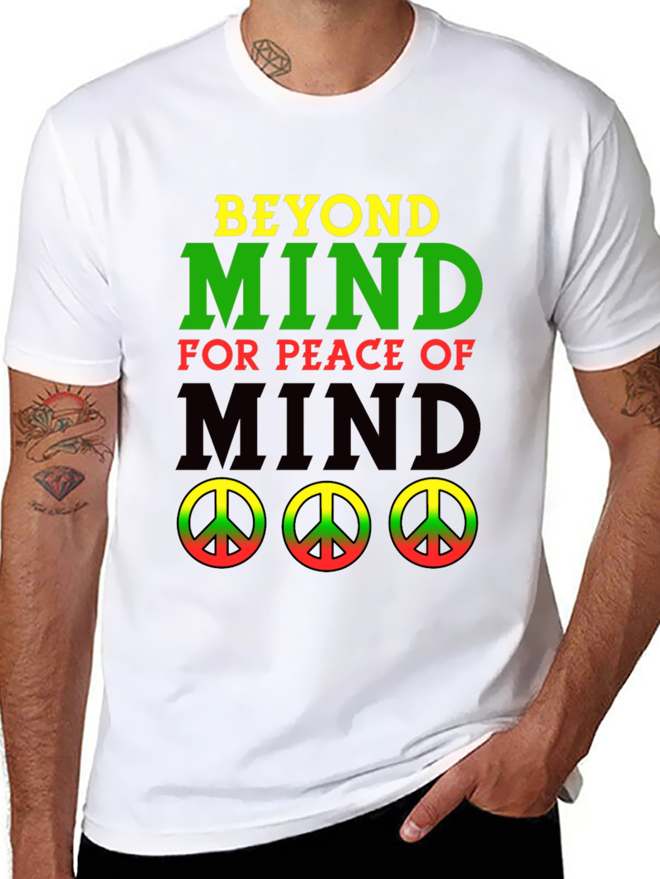 Beyond Mind Peace Graphic Tee - Black