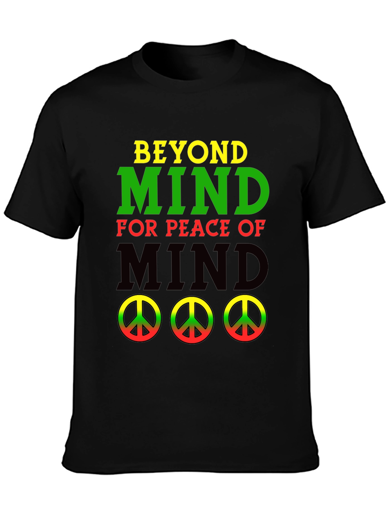 Beyond Mind Peace Graphic Tee - Black